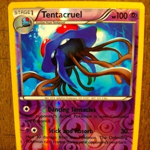 Pokemon TENTACRUEL 72/160 - XY Primal Clash RARE Rev Holo.